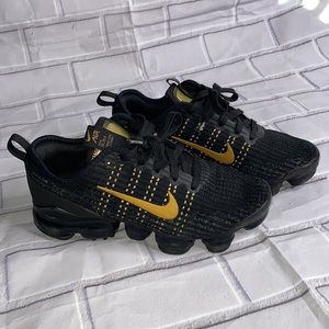 Air VaporMax Flyknit 3 GS 'Black Gold'